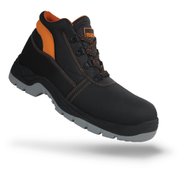 Μποτάκια Xωρίς Προστασία Δέρμα PU Maco Trenton-Medium Cut