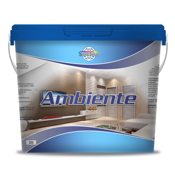 Πλαστικό Χρώμα Αντιβακτηριδιακό Ambiente Silber Nano Λευκό