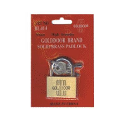 Λουκέτα Blister 25mm Ορειχ.