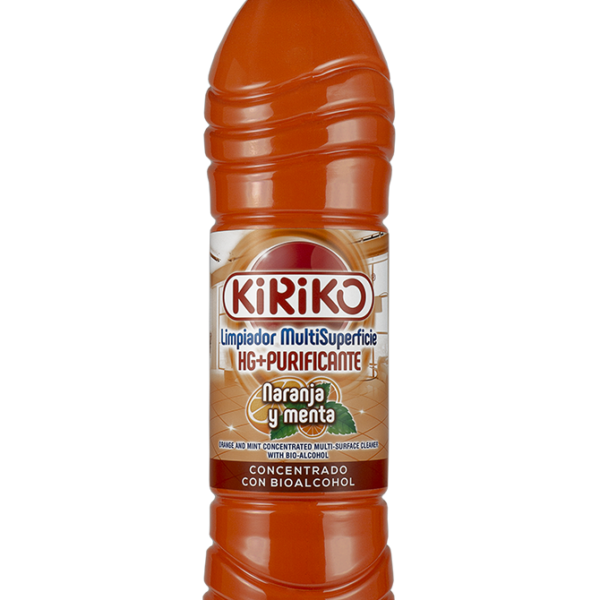Καθαριστικό Για Δάπεδο Συμπηκνωμένο Orange- Mint 1lt Kiriko