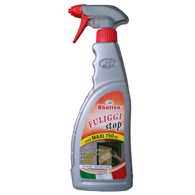 Καθαριστικός Αφρός Fuliggi Stop για Τζάμι Τζακιού-Φούρνου-Σόμπας Rhutten