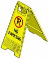 No Parking sign