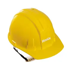 Κράνη Εργασίας HDPE με λουρί Κίτρινο  RH-9090 Ronix Tools